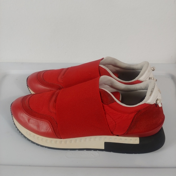 Givenchy Active Elastic Band Running Sneakers Sz 9 Red $735 - Picture 6 of 6